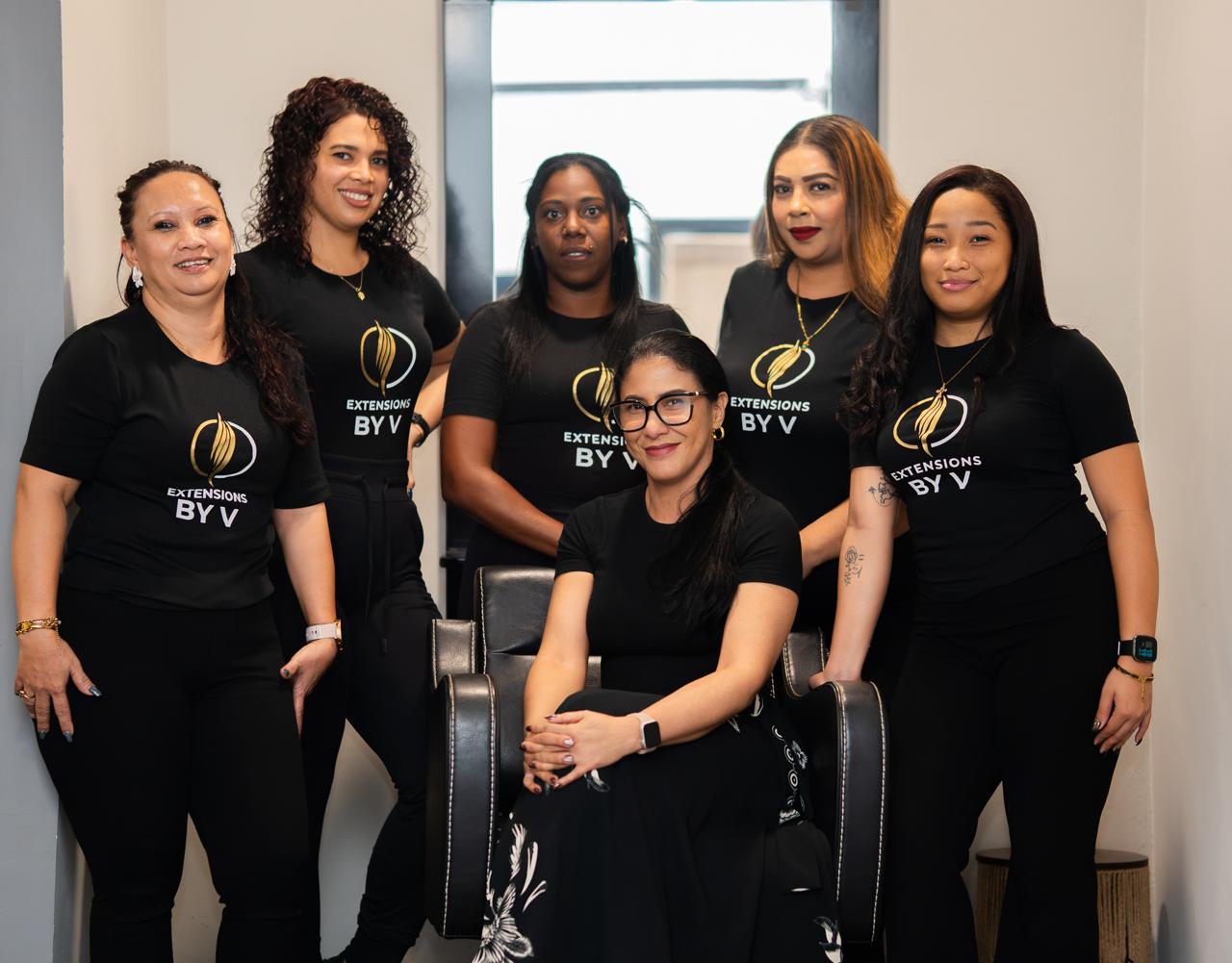 Luxury hair salon — Extensions by V.